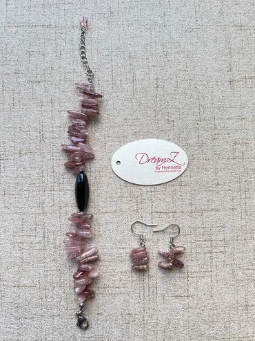 Handmade bracelet
red Muscovite
Agate