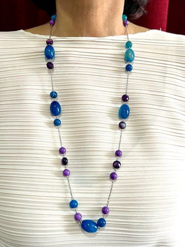 Handmade necklace
Mika
Blue Agate