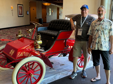 Barton Close and Peter Marr with the Marr Auto Car 2025 BCA National.