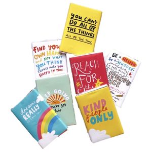 A selection of Happy New chocolate with positive quote wrapping