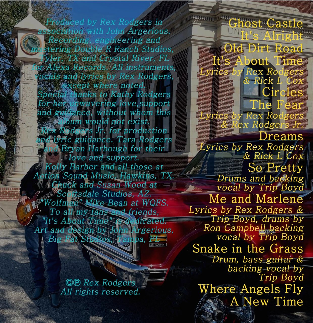 It's About Time inside CD cover
