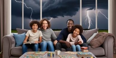 Comfortable in your home with power while the hurricane shuts the world down around you.