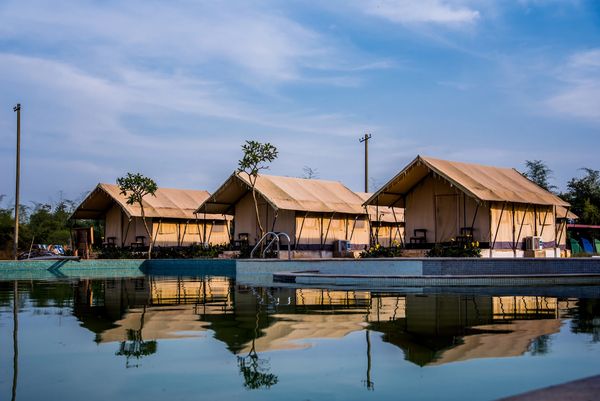 River View Tents at Dandeli Resorts & Villas with scenic water views