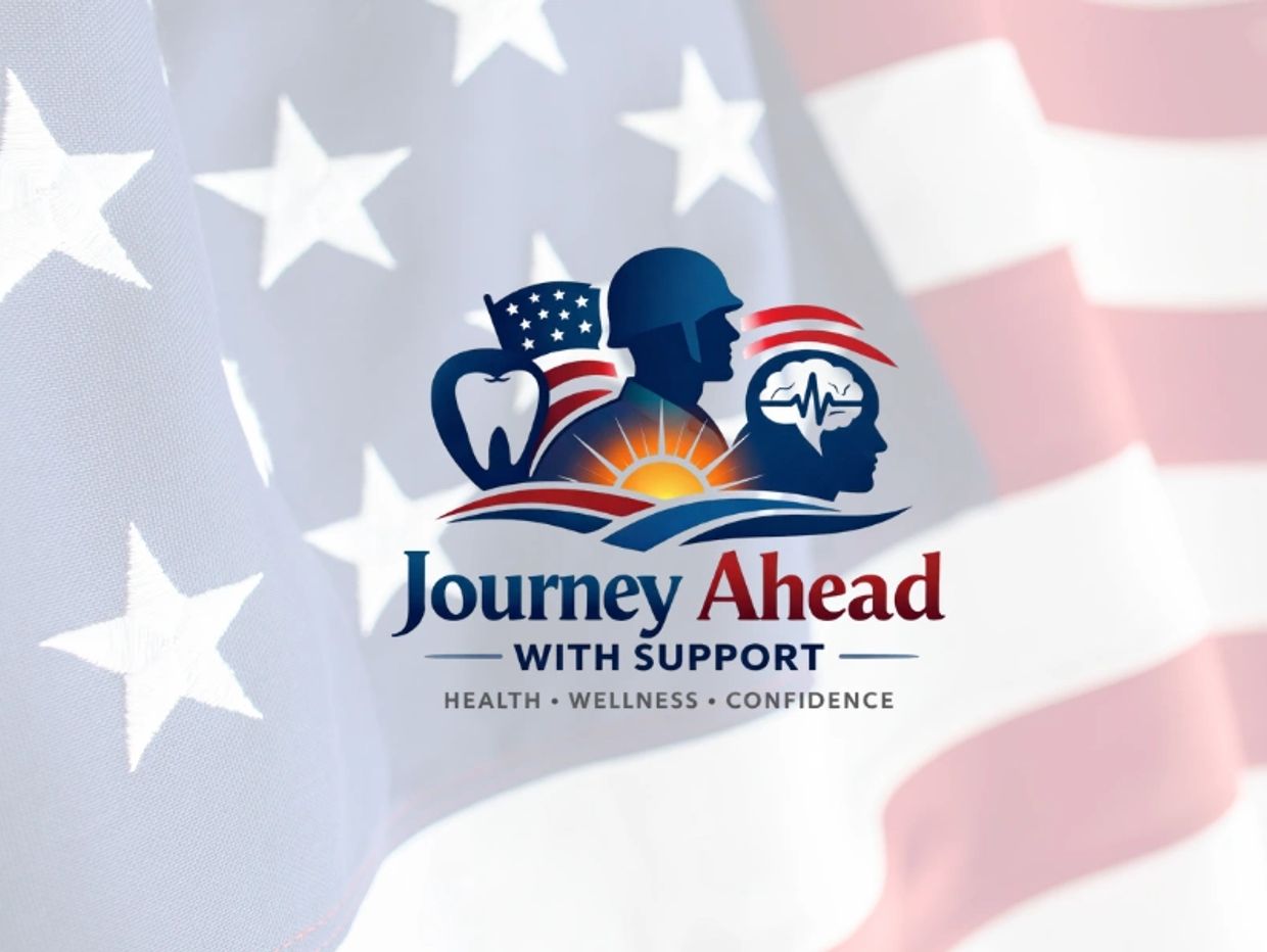 Logo for Journey Ahead with Support, focusing on health, wellness, and confidence.