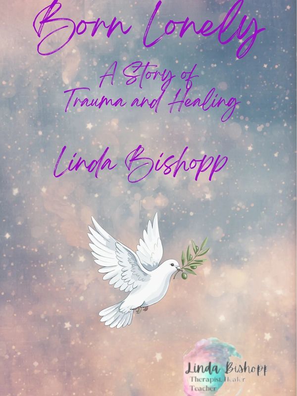 Book cover with a dove and title Born Lonely.