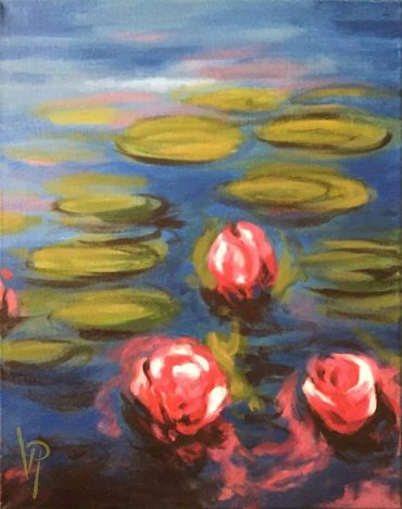 Monet Inspired Lily Pads