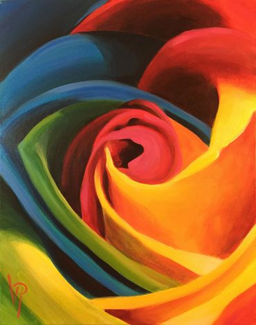 Rainbow Rose