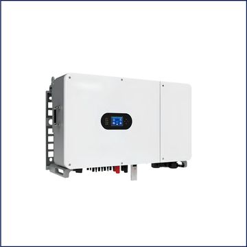 White power inverter with digital display and multiple connection ports.