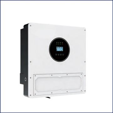 White electronic device with circular display and control buttons.