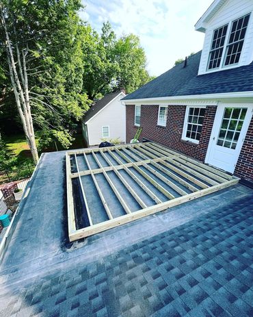 Roofing services in Lewisville NC offered by ChilMor Roofing & Construction, Inc.