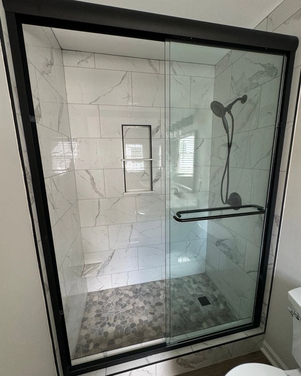Walk in shower remodels in NC are offered by Triad NC
