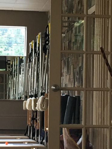 A shower of challenging balance and spinal articulation