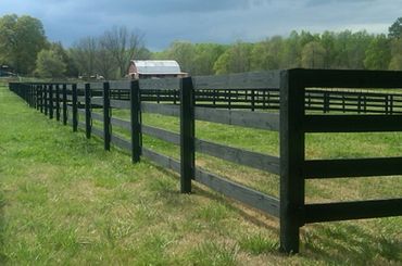 Ky 4 board horse fence