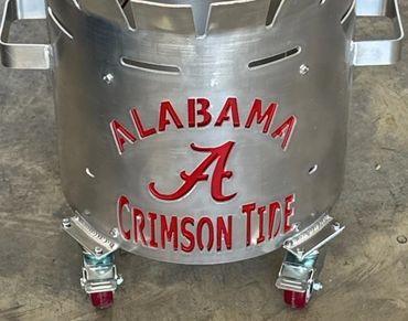 Alabama "Crimson Tide" Custom Burner by Leroy Cajun Cookware LLC