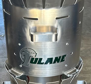 Tulane University Custom Burner by Leroys Cajun Cookware LLC