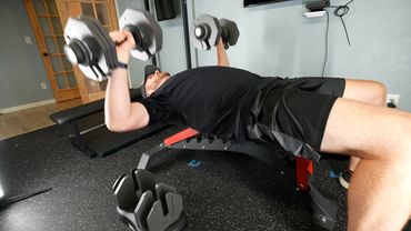 Ativafit adjustable dumbbell 88LB Chest Press