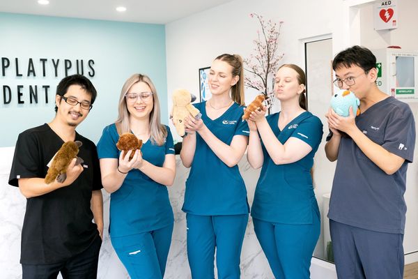 Dentist and Dental Assistants at Platypus Dental