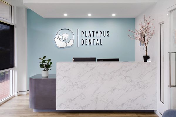 Reception at Platypus Dental