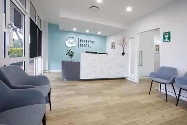 Reception at Platypus Dental