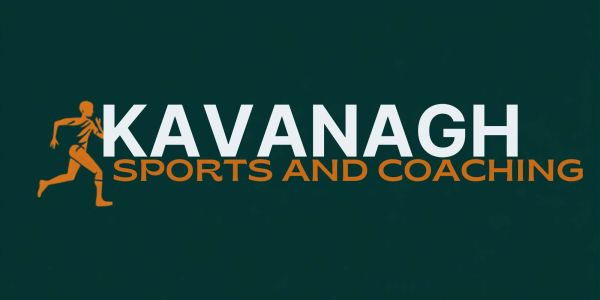 Logo for Kavanagh Sports and Coaching with a runner graphic.