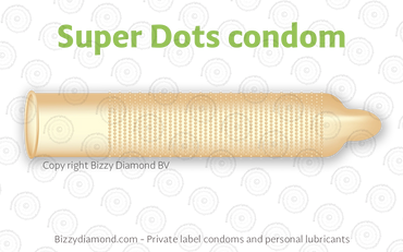 Bizzy Diamond private label Super Dots condom