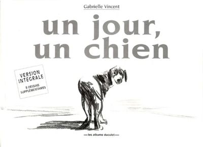 "Un jour un chien", an illustrated book by Gabrielle Vincent (Monique Martin), who inspired the drawing style of the short.