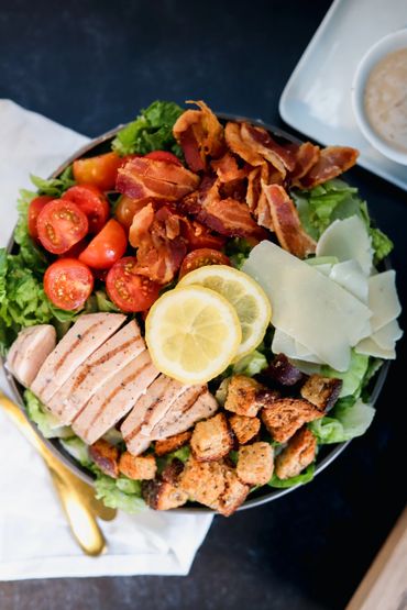 Chicken Caesar Club Salad || Revive & Co. Bakery and Marketplace
