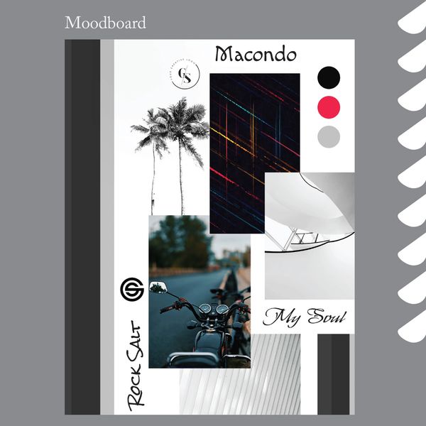 Gina Speed personal branding mood board