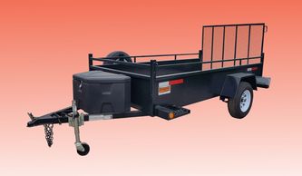 Single axle utility trailer