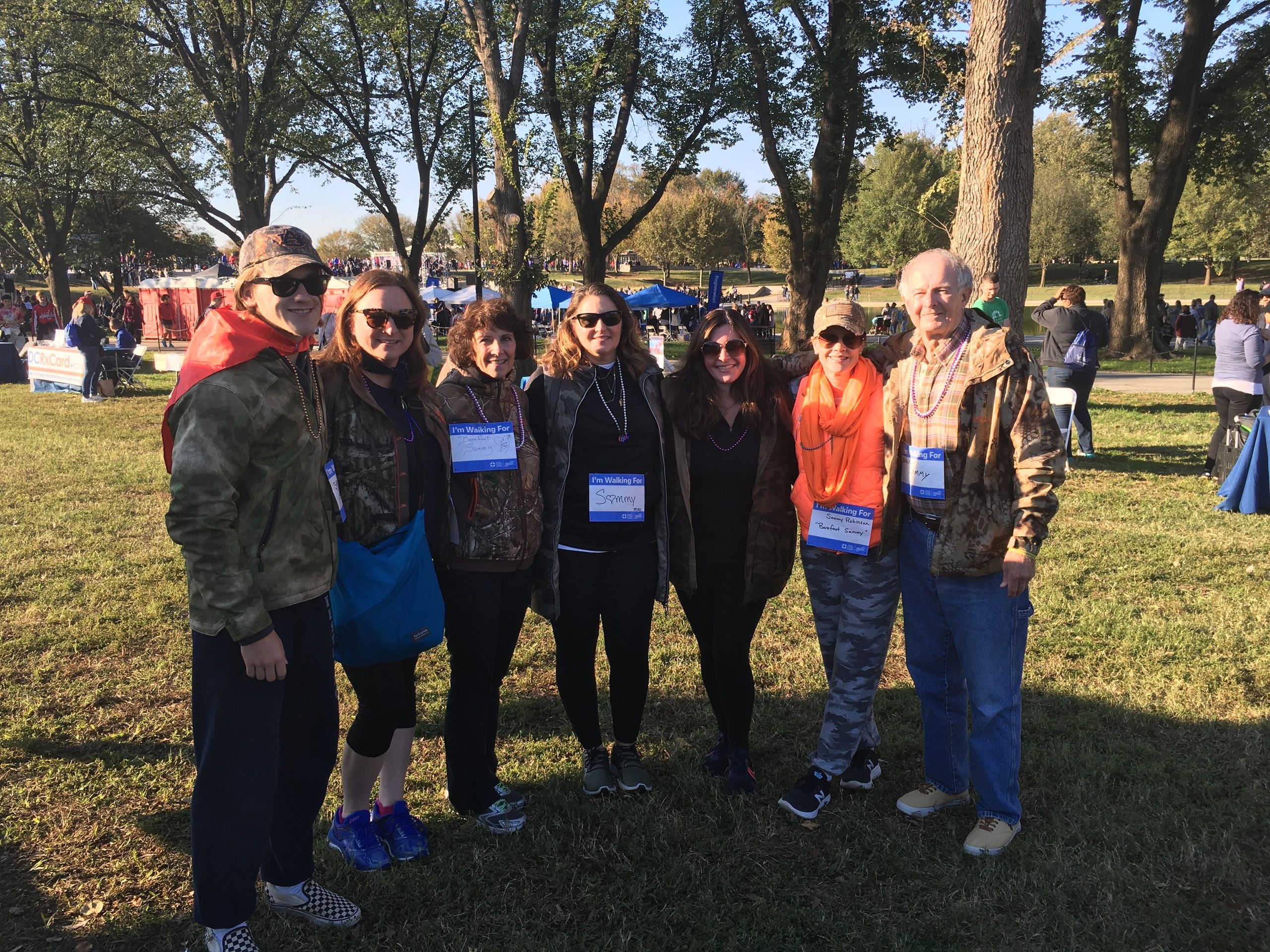American Foundation for Suicide Prevention Out of Darkness walk.