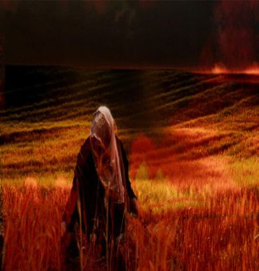 Ken Clarry - Beyond the Fire, Syria Series.  Digital Art.