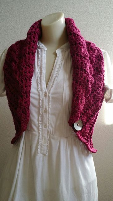A crocheted vest