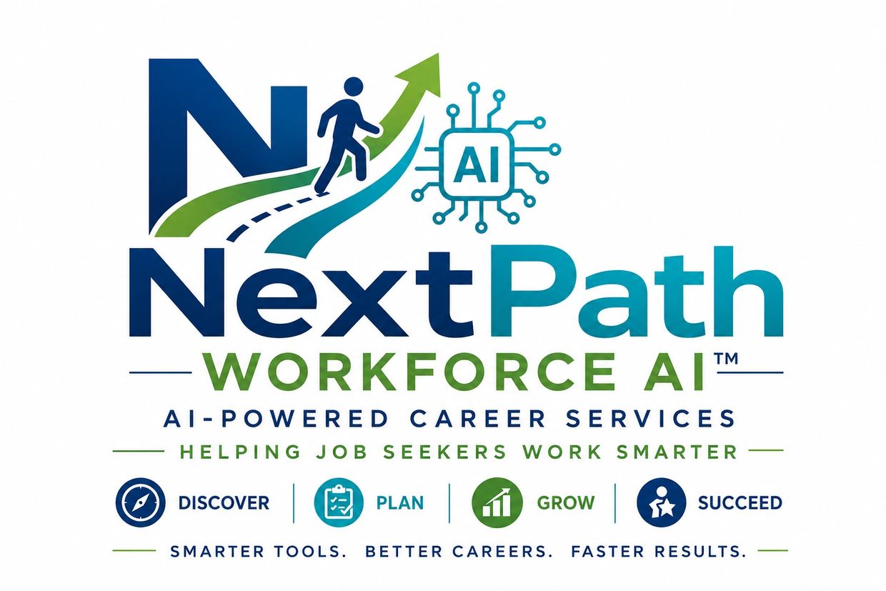 Logo for NextPath Workforce AI career services.