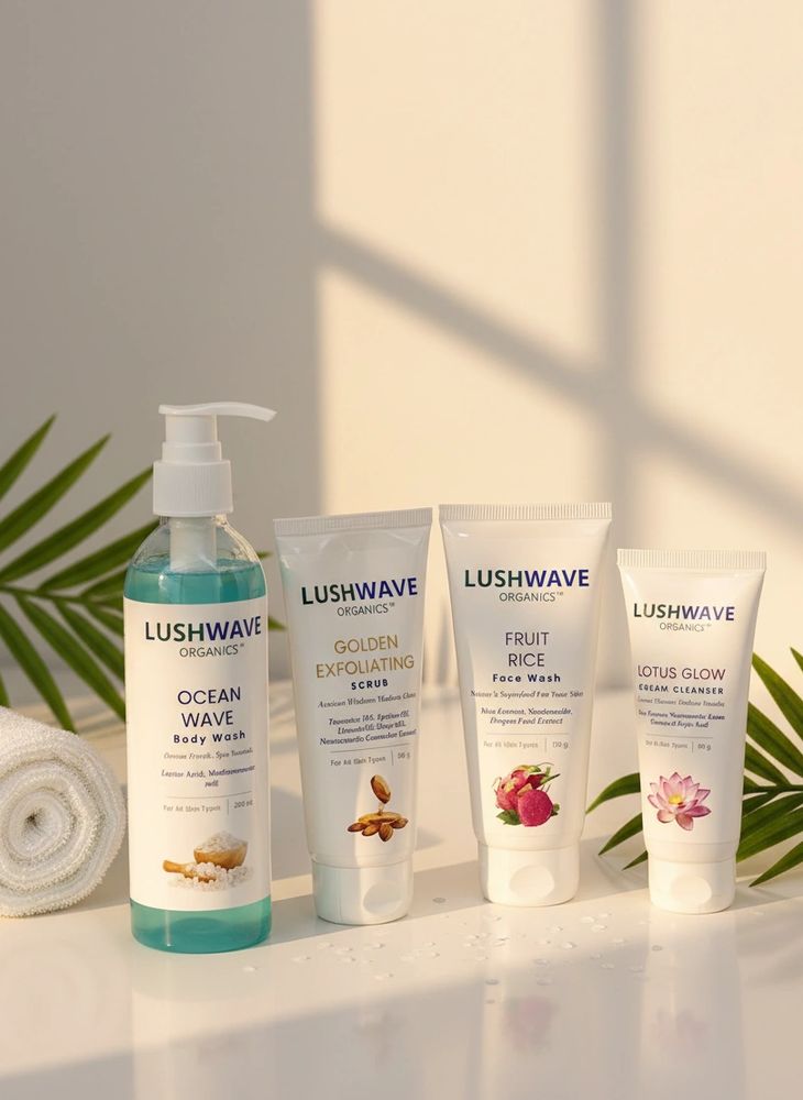 Introducing the new range from Lushwave Organics, formulated with skin-superfood ingredients