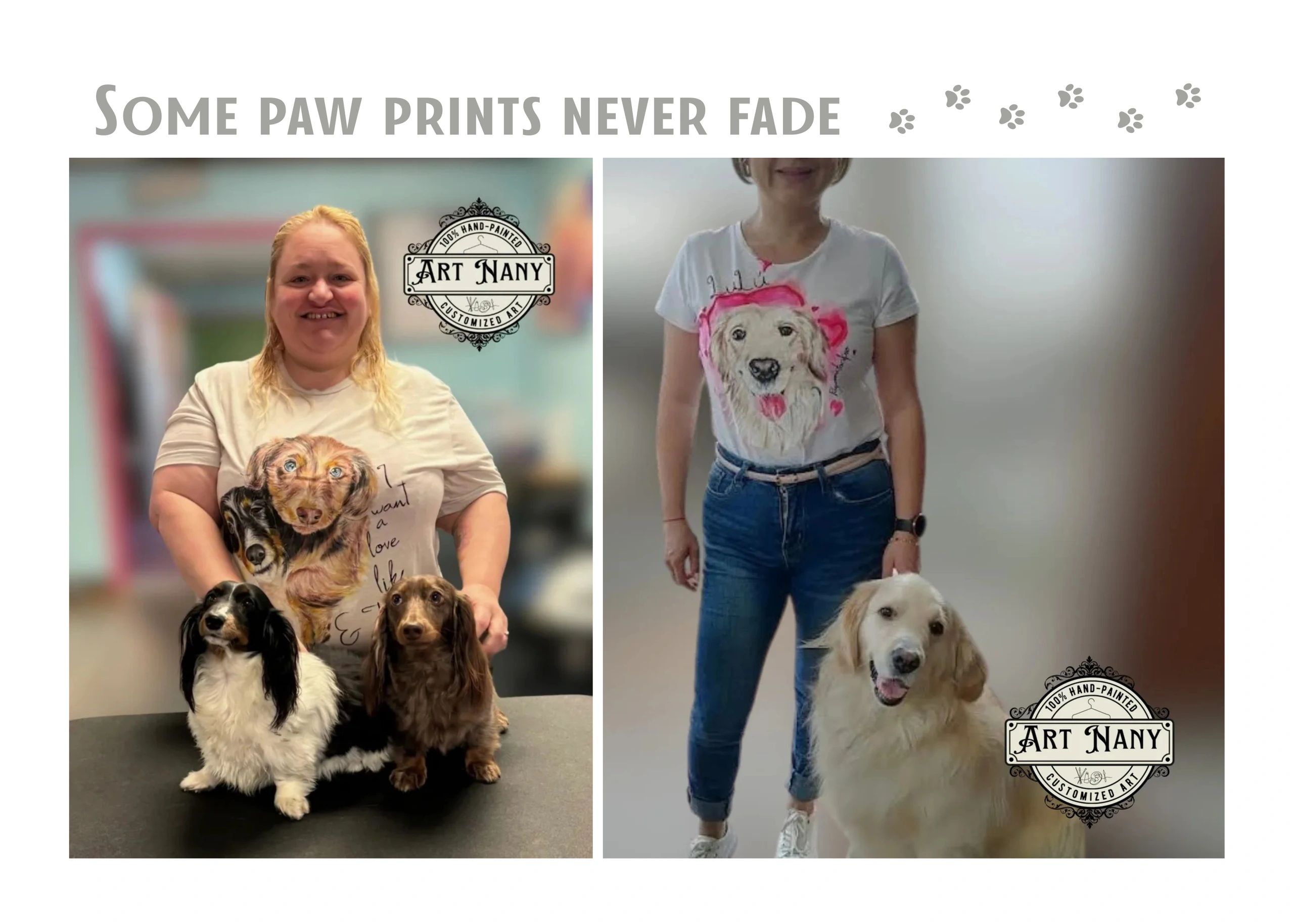 t-shirts hand-painted