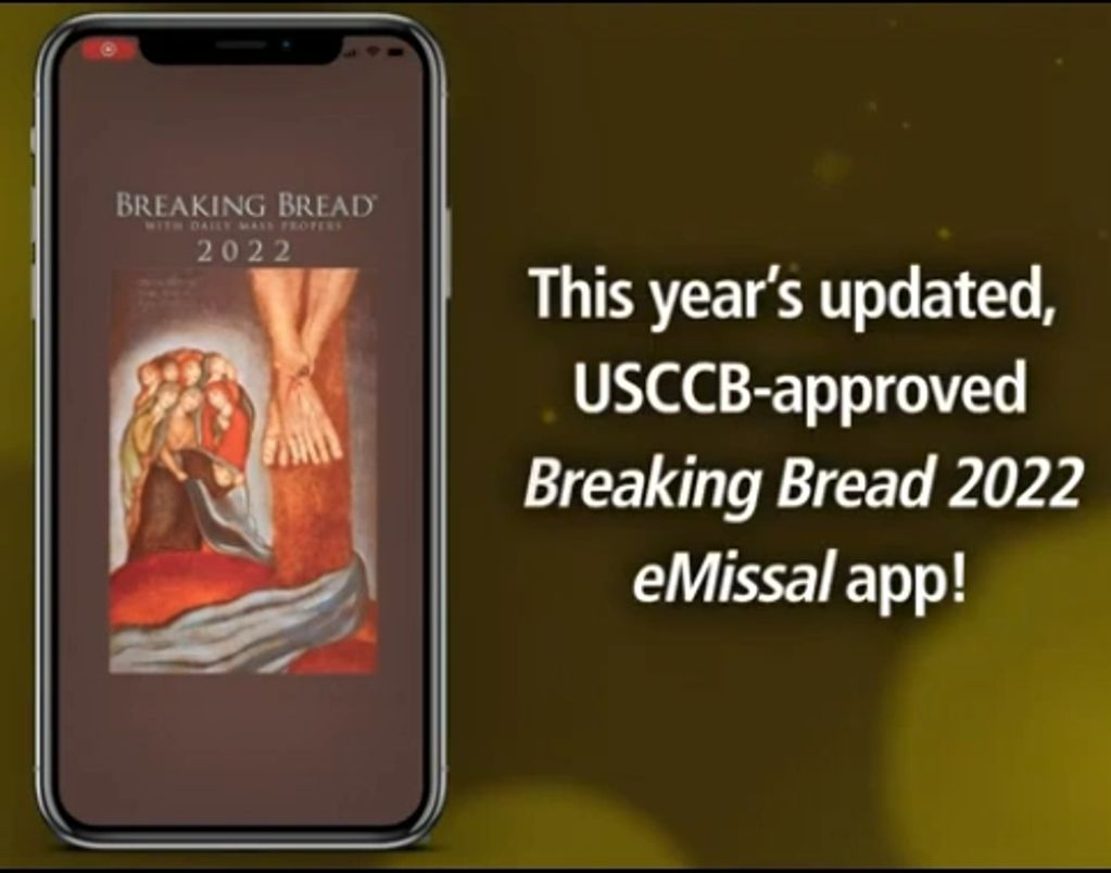 The USCCB-approved Breaking Bread 2022 eMissal app offers an exciting new way to participate in the 