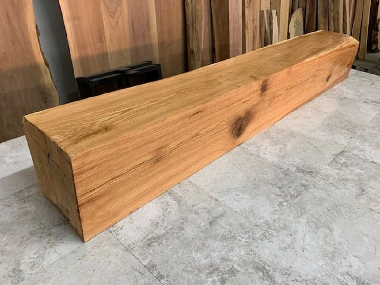 Finished timbers supplied by Trumbull County Hardwoods. timber buyer, logging company and timber co