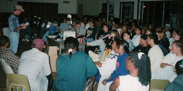 Kurt addressing a group of At-Risk Teens in San Diego, CA
