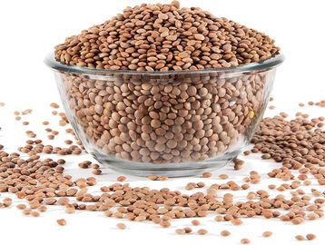 black masoor desi lentil in a glass bowl