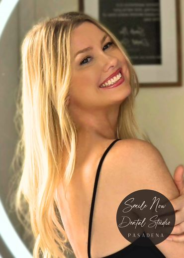 Professional teeth whitening as part of a total smile makeover in Pasadena, CA