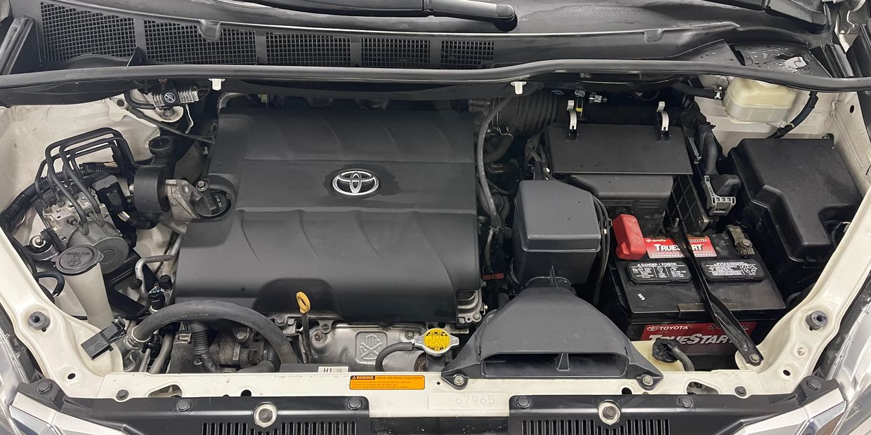 engine bay cleaning on toyota