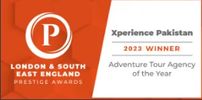Xperience Pakistan winner of Prestige awards series for Adventure Tour Agency of the year 2022/23
