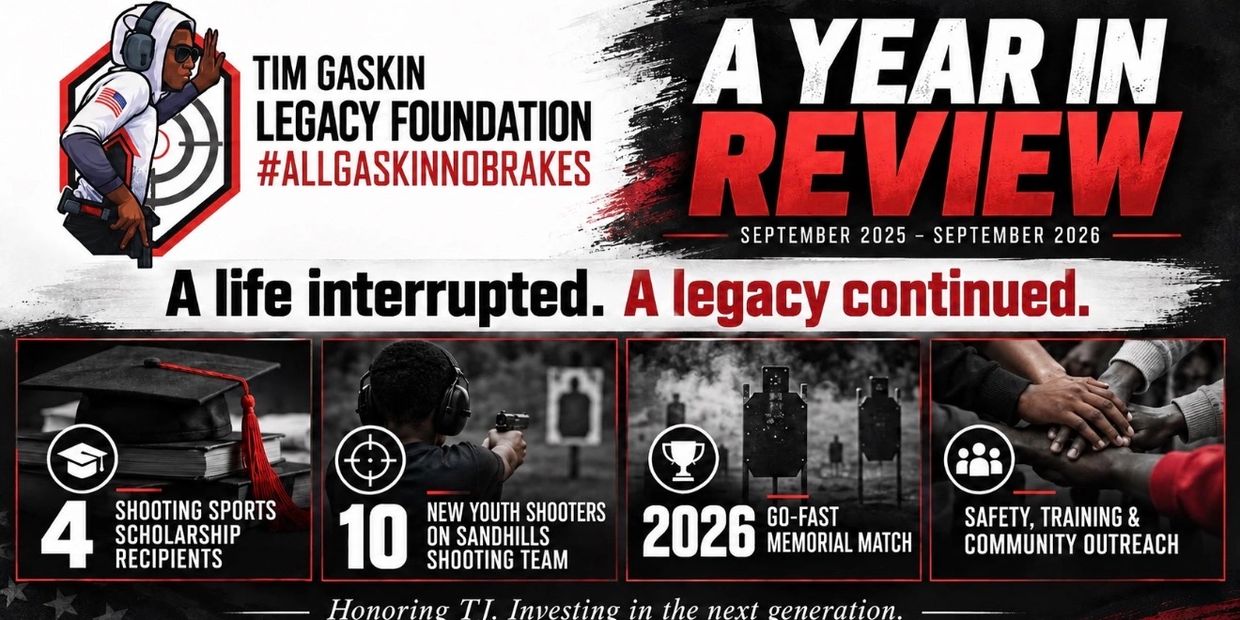 Tim Gaskin Legacy Foundation year in review highlighting scholarships and safety outreach.