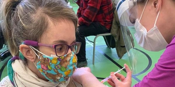 Jodi Graham Receiving COVID Vaccination Apr 2021