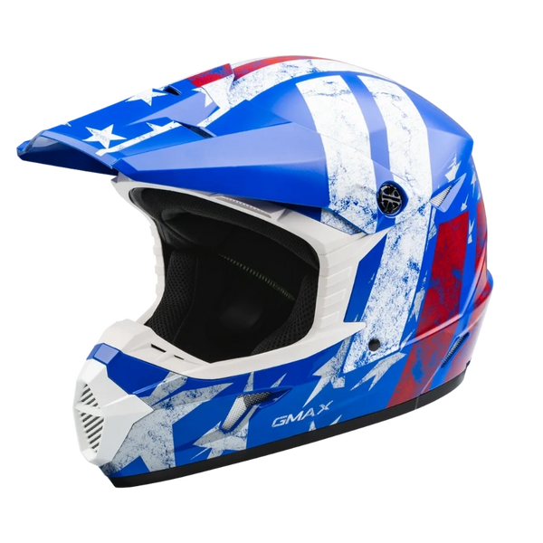 Helmet, GMAX Helmet, Off road Helmet, Blue Helmet, Sacramento ATV Motors Inc.