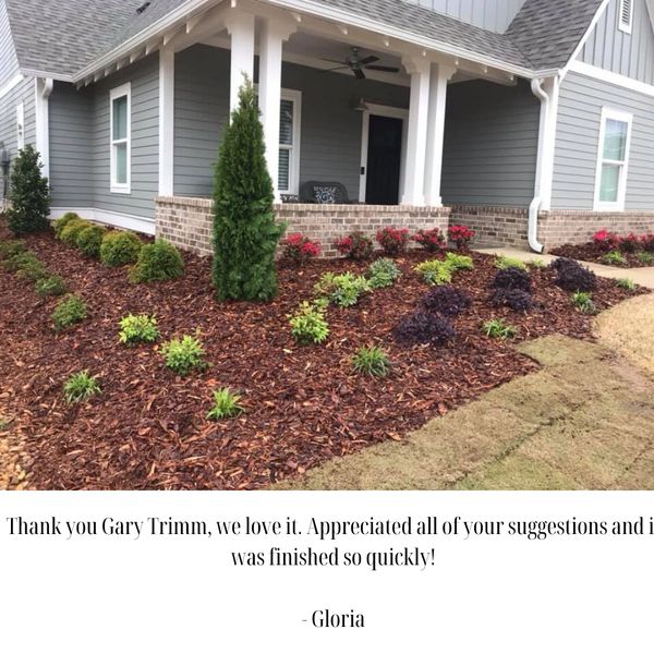 Complete landscape makeover.