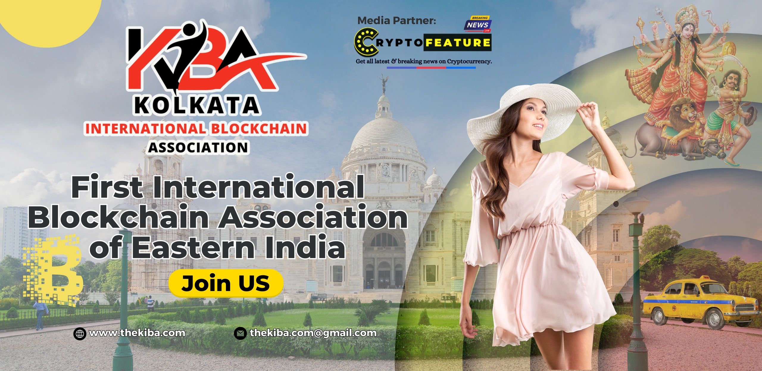 KIBA Kolkata promotes Eastern India's first international blockchain association with a welcoming call to join.