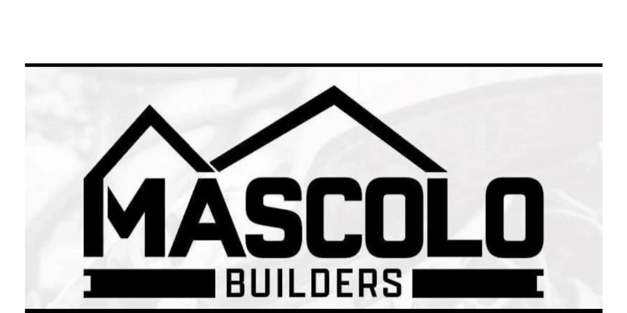 Logo of Mascolo Builders with house roof design.