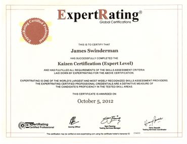Kaizen Certification (Expert Level)