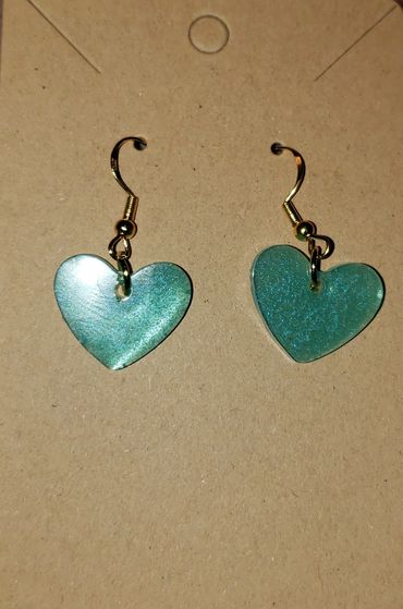 Blue Green Small Heart